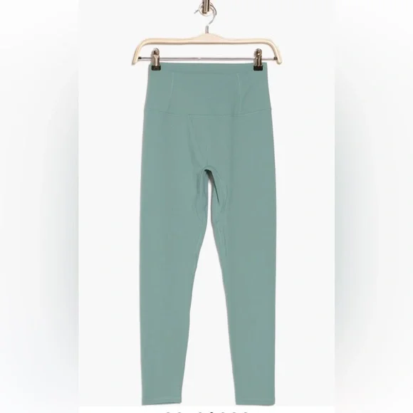 NWT Free People FP Movement Never Better High Rise Leggings Eucalyptus Size L - Picture 8 of 9
